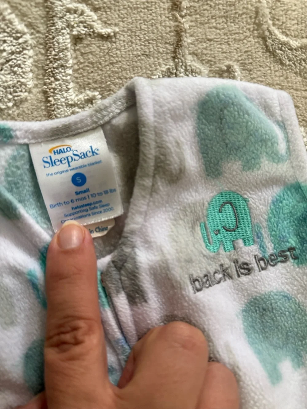 HALO Micro-Fleece Wearable Blanket, Swaddle Transition Sleeping Bag